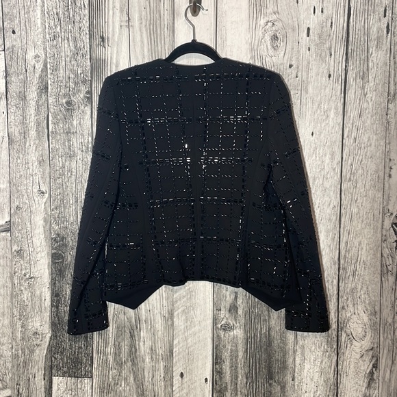 Michael Michael Kors Open-Front Beaded Blazer - Picture 3 of 12